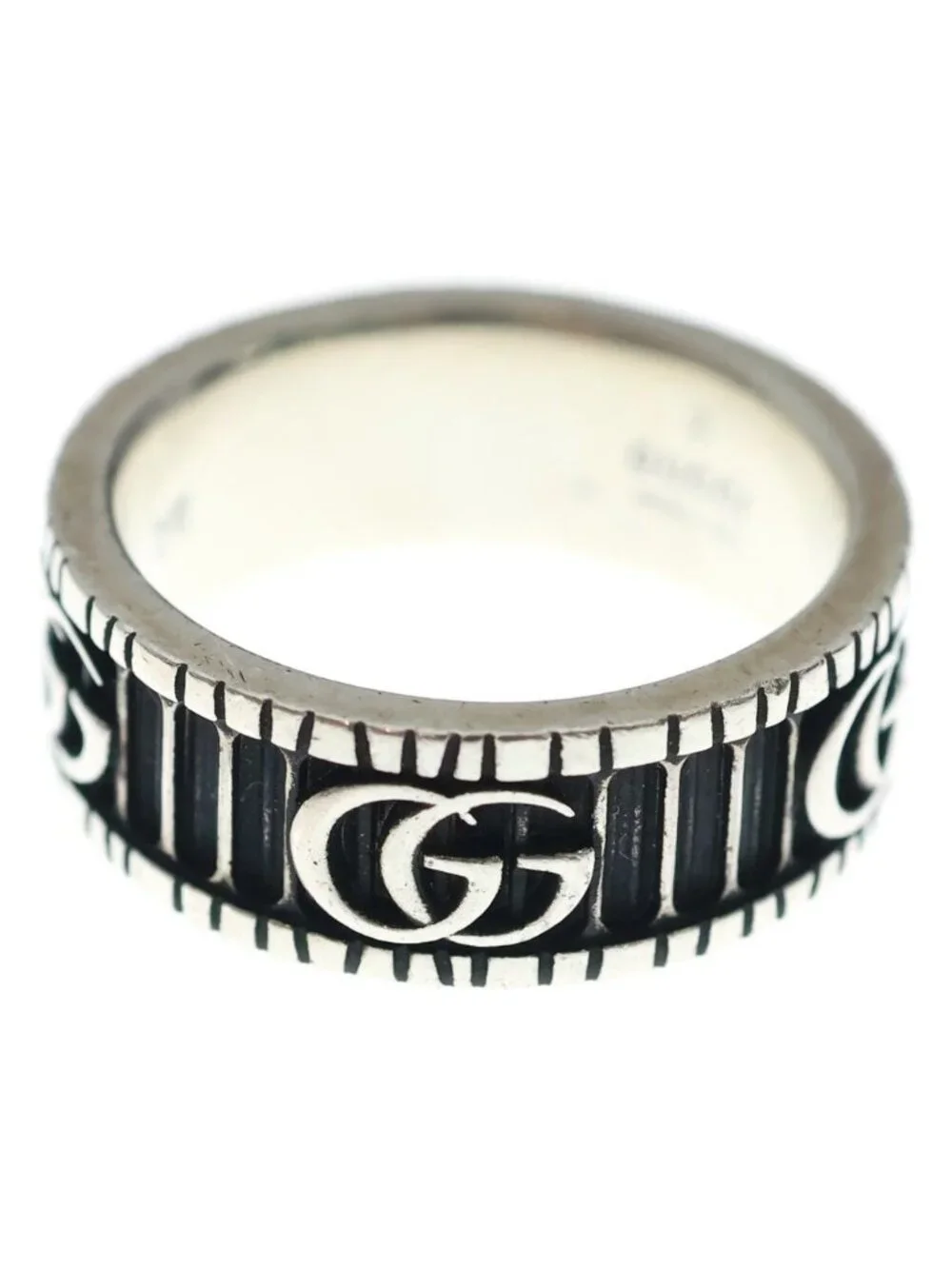 Gucci Double Ring Silver